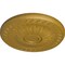 Ekena Millwork Randee Ceiling Medallion (Fits Canopies up to 3 7/8"), Hand-Painted Pharaohs Gold, 20"OD x 1 3/8"P CM20HAPGS - alternate 3